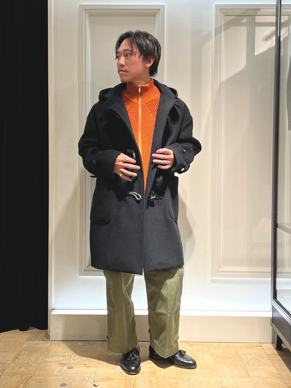 nishioka(NOLLEY'S MENS)|NOLLEY’Sのダッフルコートを使ったコーディネート - WEAR