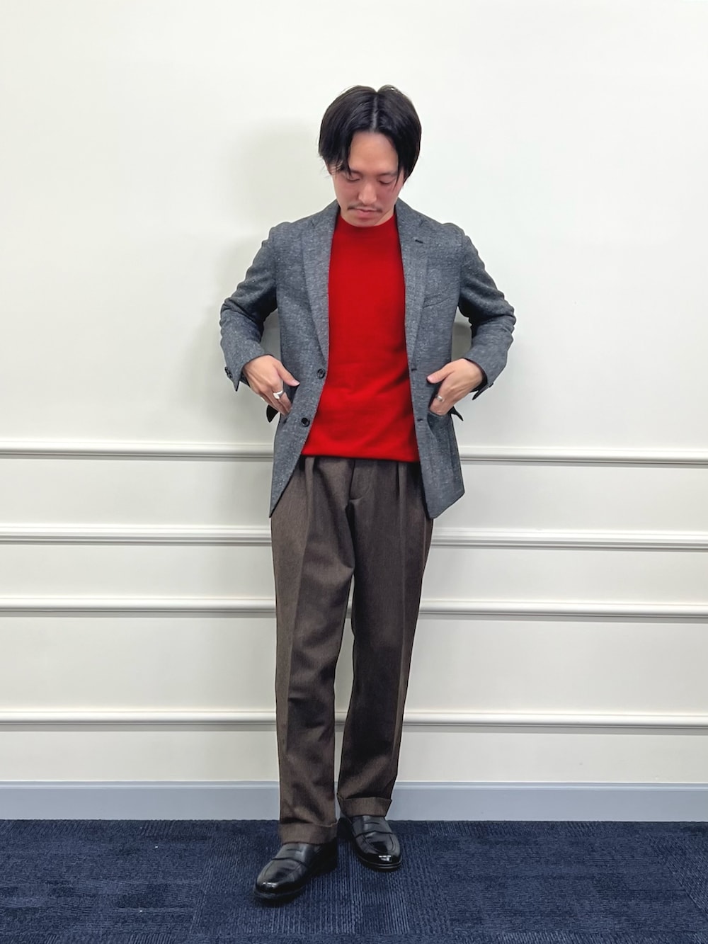 nishioka(NOLLEY'S MENS)|NOLLEY’Sのニット/セーターを使ったコーディネート - WEAR