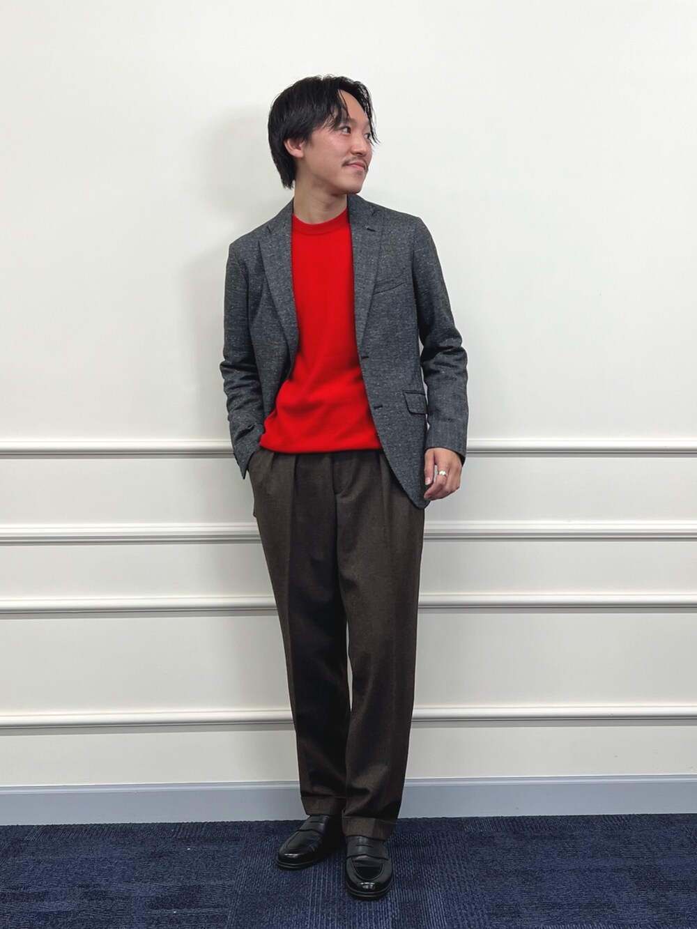 nishioka(NOLLEY'S MENS)|NOLLEY’Sのニット/セーターを使ったコーディネート - WEAR