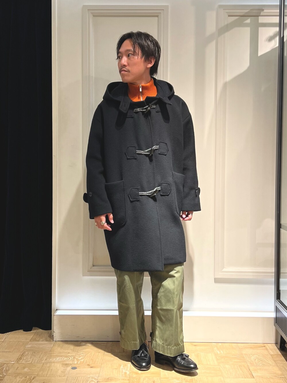 nishioka(NOLLEY'S MENS)|NOLLEY’Sのダッフルコートを使ったコーディネート - WEAR