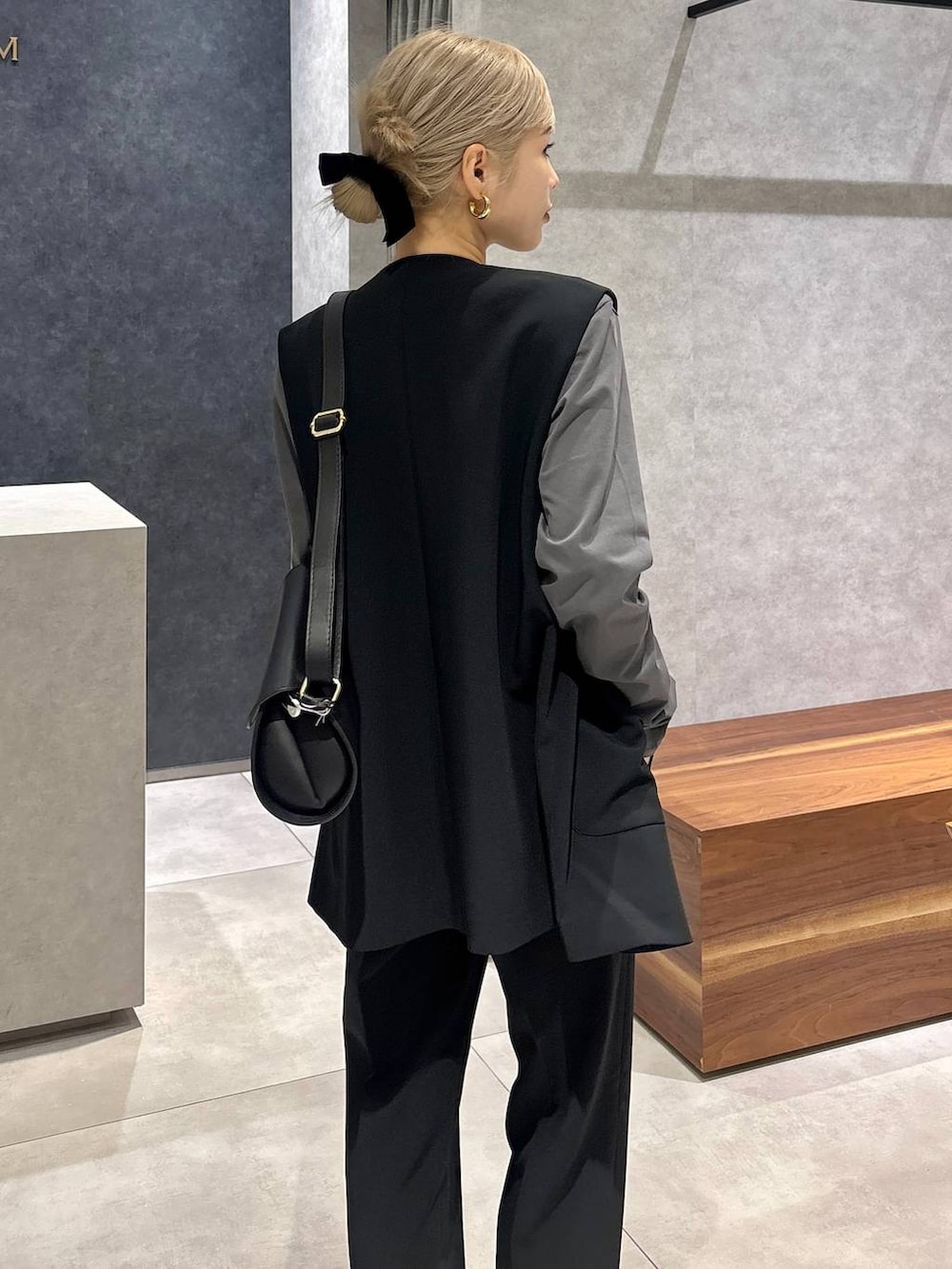 「MazellのMazell / 2WAYソフトモカローファー(ローファー、シルバー系)」を使った、nonko1996さん(レディース・155cm)の冬コーディネートの6枚目の写真