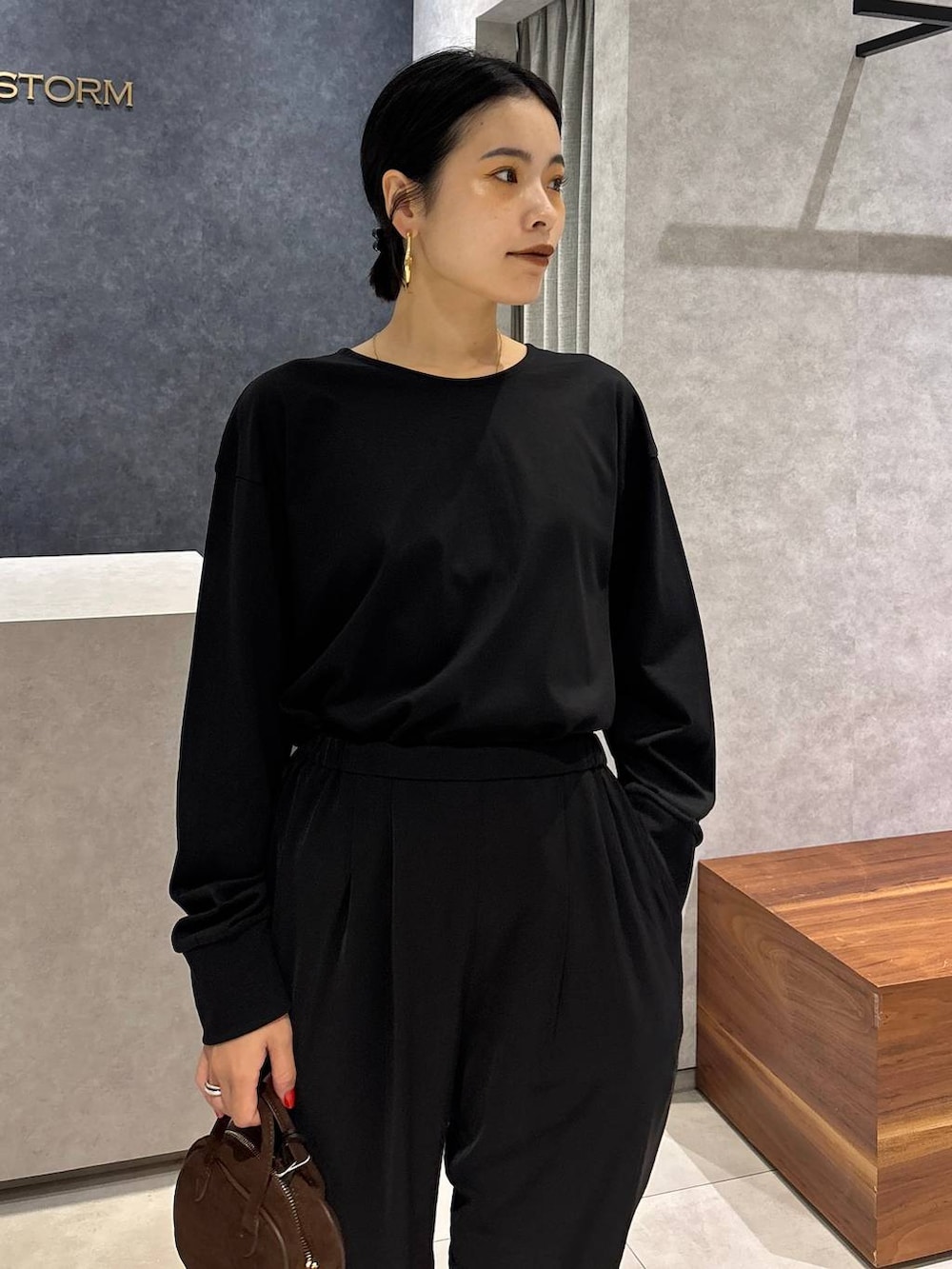 「MazellのMazell／トラックソールビットローファー【新色登場】（ローファー、ブラック系）」を使った、nonko1996さん（レディース・155cm）の夏コーディネートの5枚目の写真