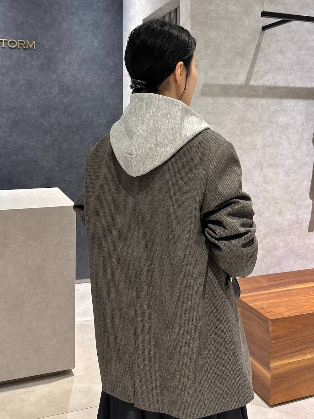 「MazellのMazell／トラックソールビットローファー【新色登場】（ローファー、ブラック系）」を使った、nonko1996さん（レディース・155cm）の夏コーディネートの7枚目の写真