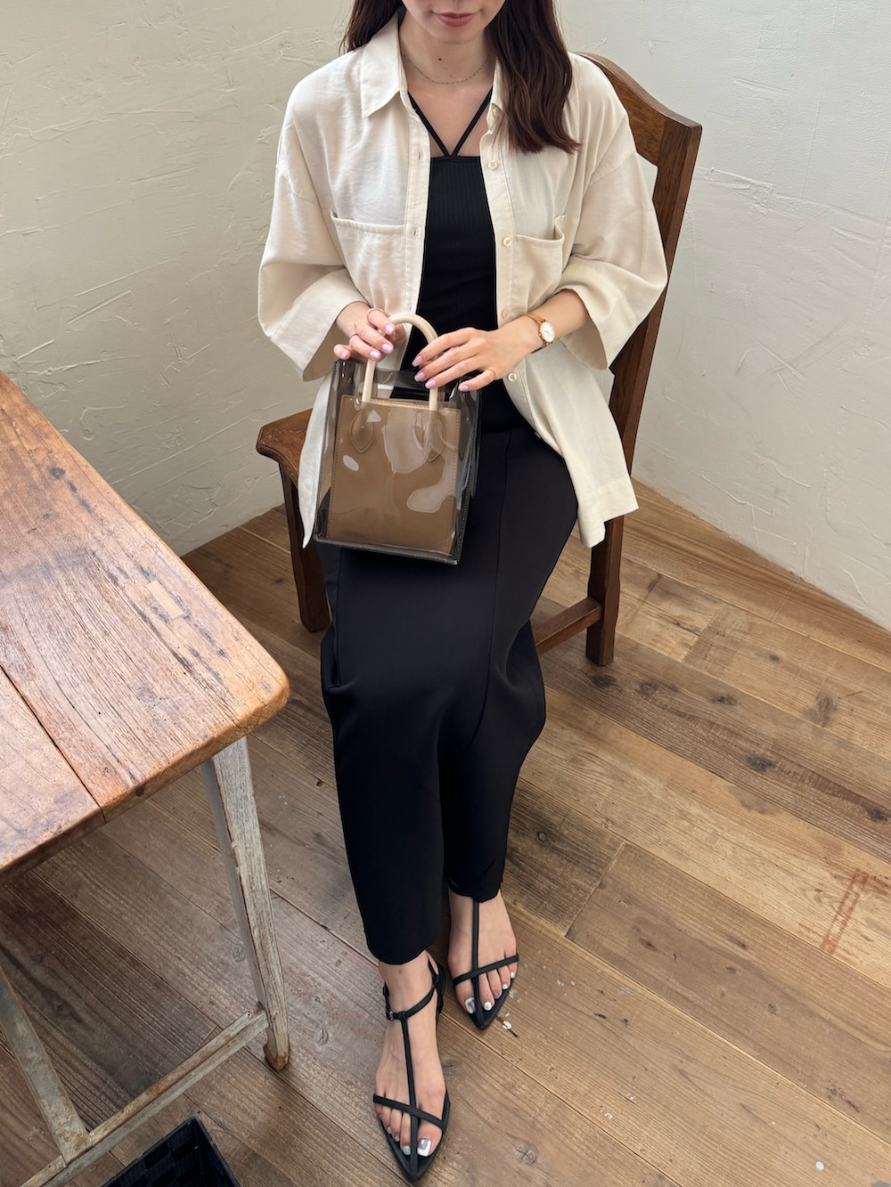 m.さんの「Daniel Wellington / ダニエルウェリントン CLASSIC PETITE（Daniel Wellington）」を使ったコーディネートの2枚目の写真