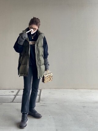 UD｜Deuxieme Classeのダウンベストを使ったコーディネート - WEAR