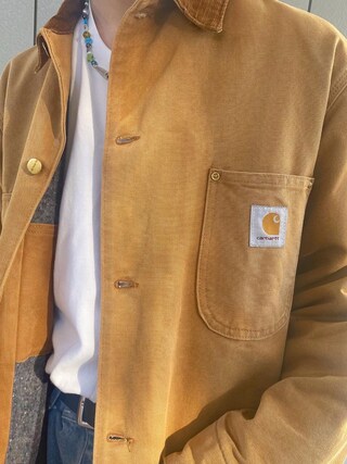 Carhartt ブラウン カバーオール A 66 Lee(WAIPER)｜Carharttのカバーオールを使ったコーディネート - WEAR