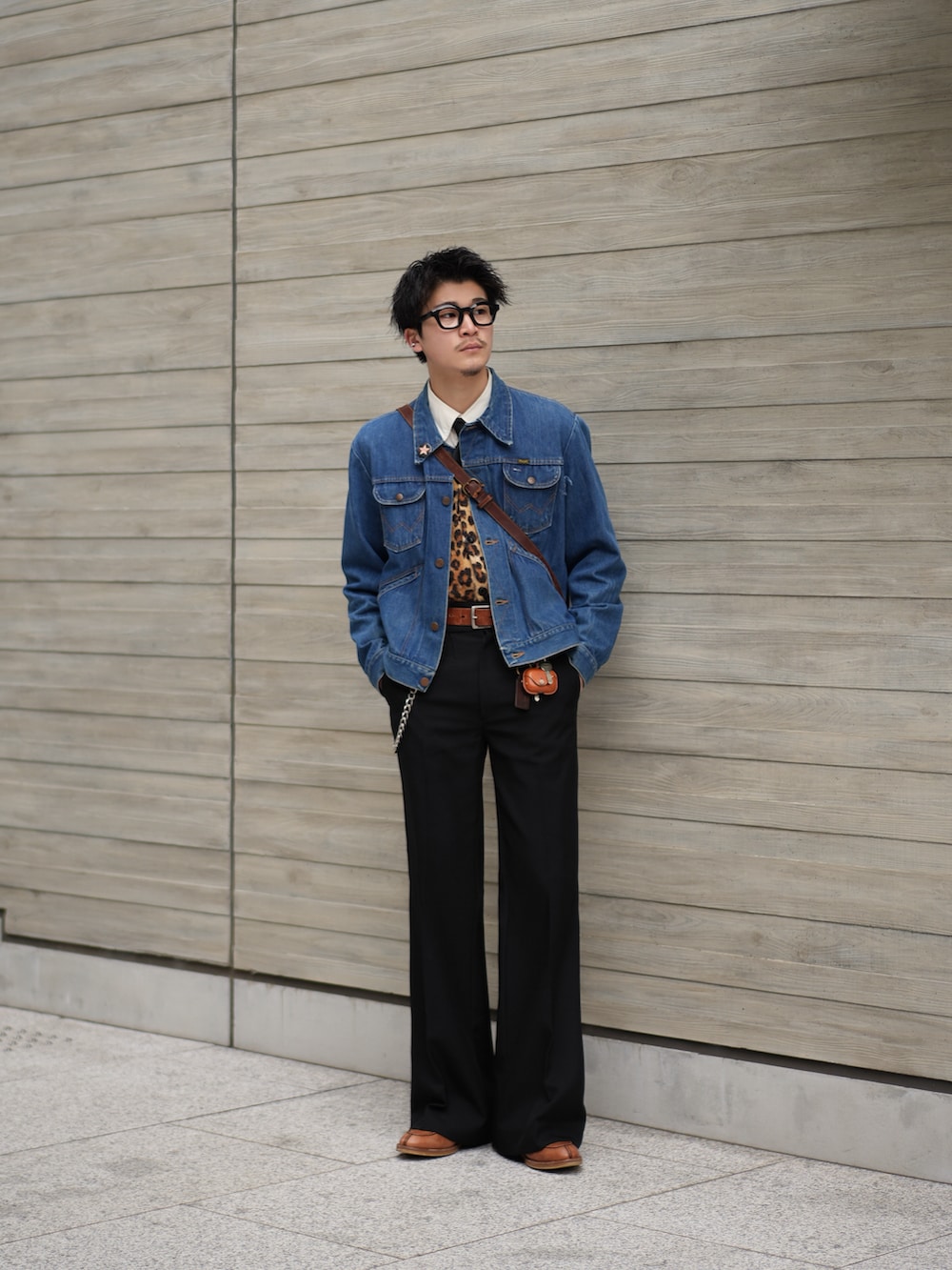 shikitari スラックス STRIPE FLARE SLACKS【BLACK】 | SHIKITARI