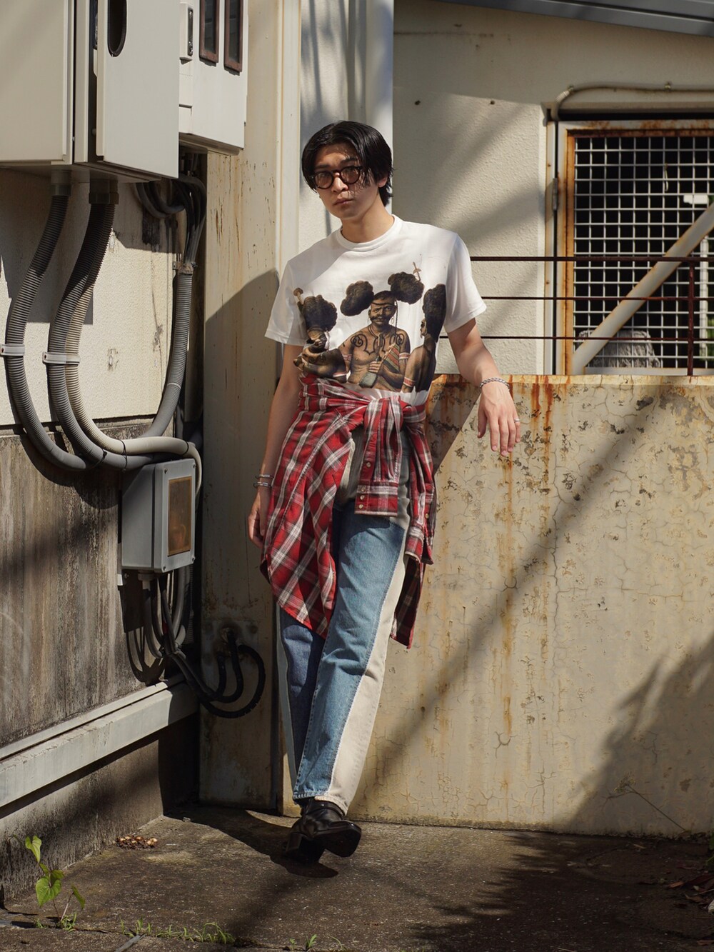 Takeru.｜KHOKIのデニムパンツを使ったコーディネート - WEAR