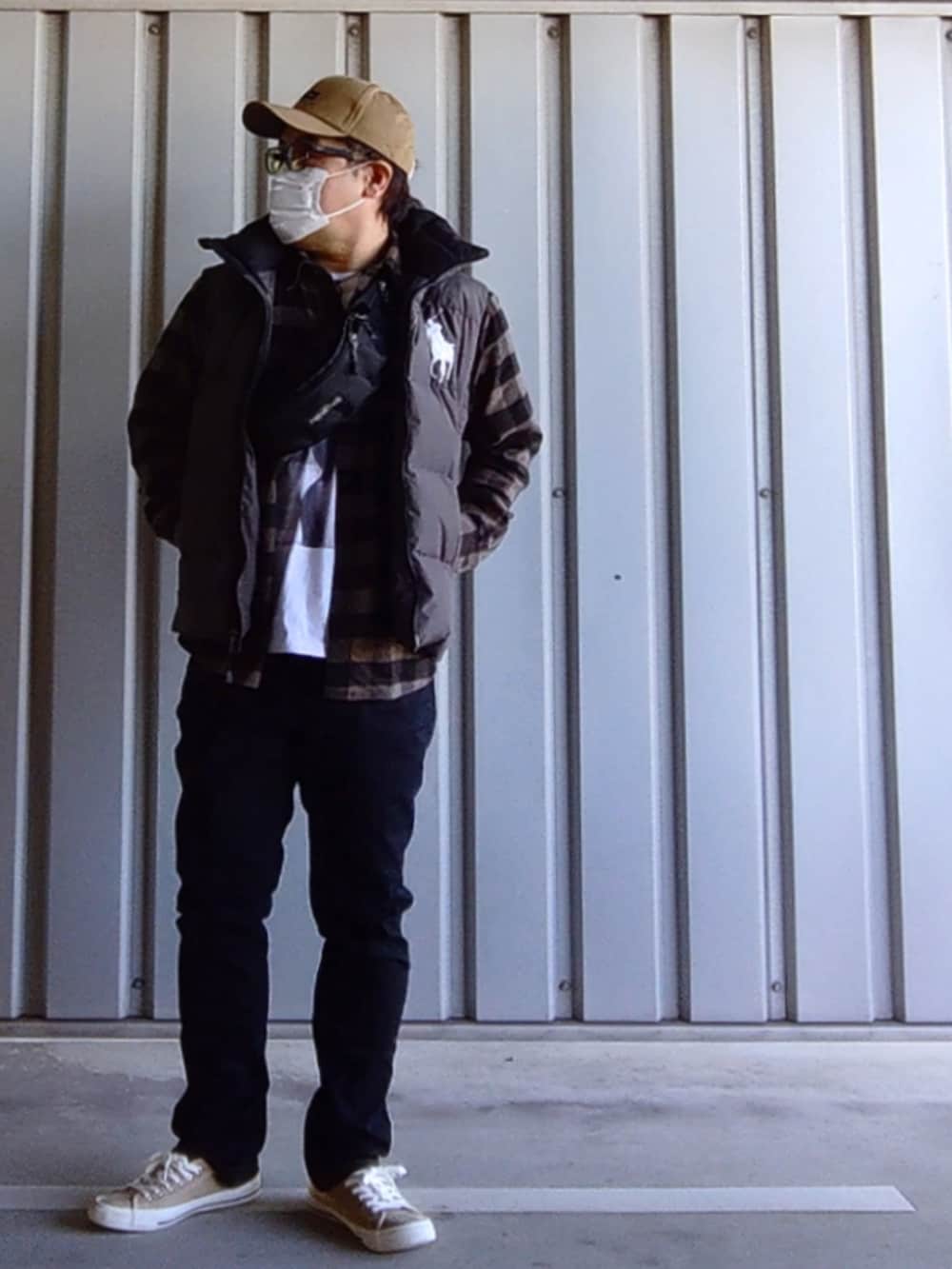 Polo Ralph Lauren フード付きダウンベスト グレー ポロ・ラルフ・ローレン フード付きダウンベスト グレー