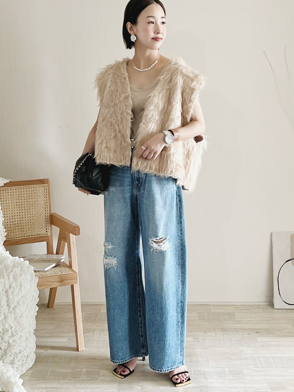 JOURNAL STANDARD ベージュ ノースリーブ ベスト JOURNAL STANDARD ベージュ ノースリーブベスト - メルカリ