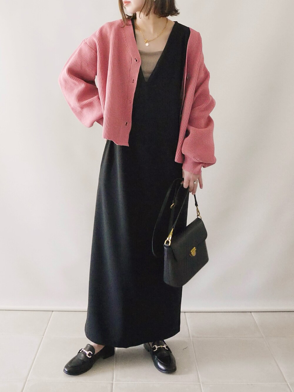 陽｜Bonjour Saganのジャンパースカートを使ったコーディネート - WEAR