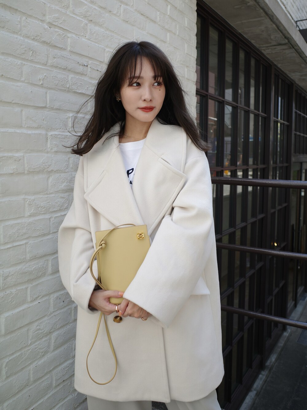 前田希美　n with. ビックカラーPコート 前田希美｜N WITH.のピーコートを使ったコーディネート - WEAR
