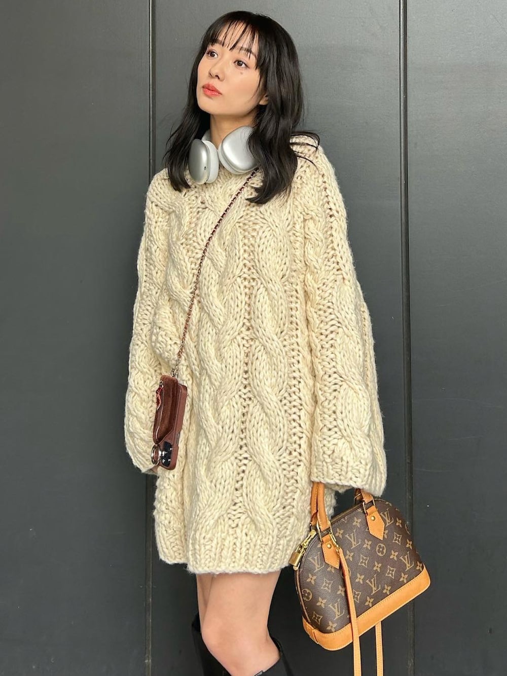 新品未使用　THE TOE ニットワンピース ベージュ THE TOE(ザ トゥー)/ワンピース/ニットワンピ