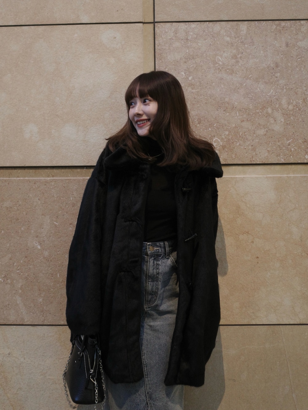 N WITH. ファーダッフルコート　前田希美 前田希美｜N WITH.のダッフルコートを使ったコーディネート - WEAR