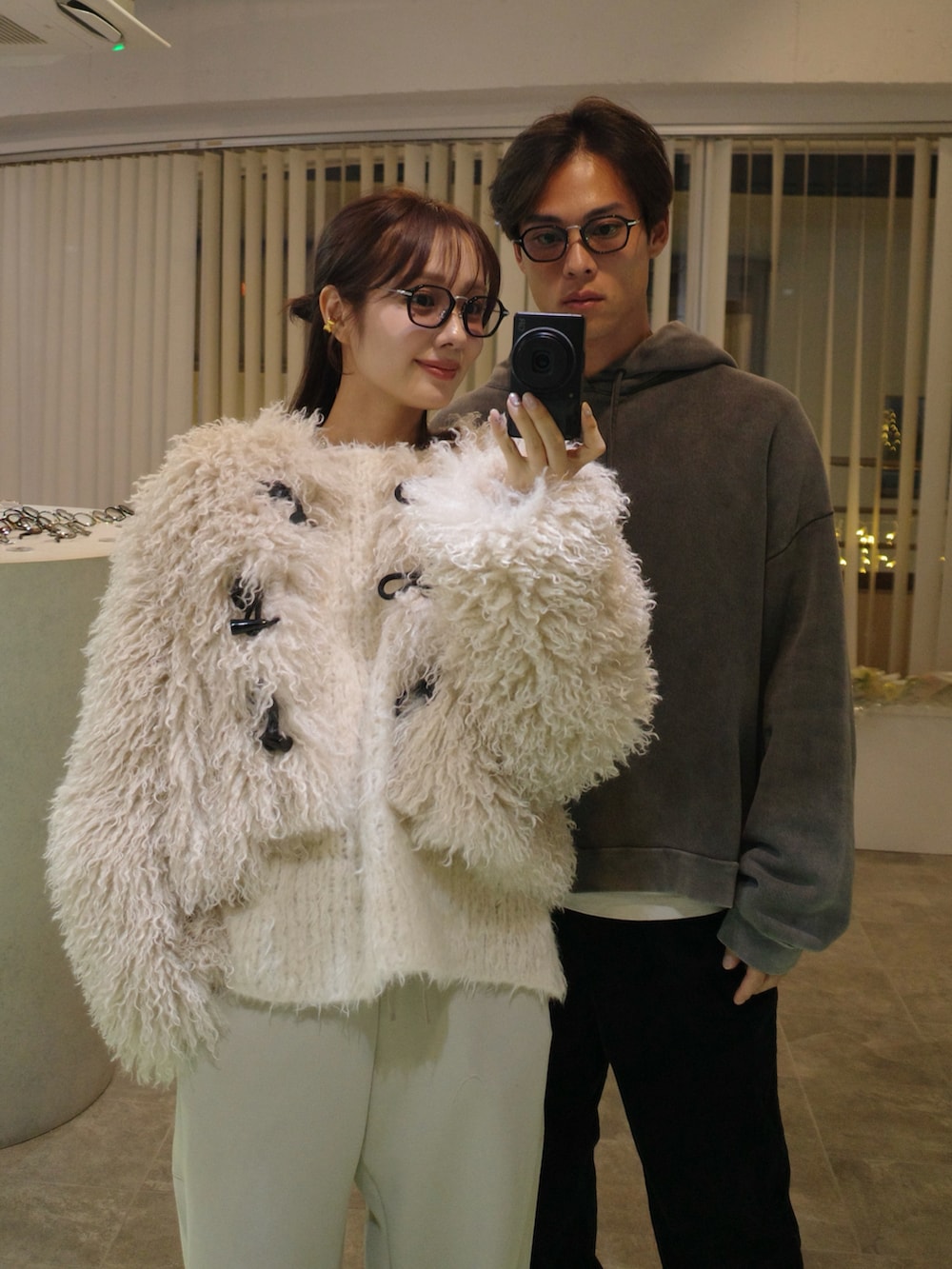 N WITH. エヌウィズ　ファーダッフルコート クリーニング済 前田希美 前田希美｜N WITH.のダッフルコートを使ったコーディネート - WEAR