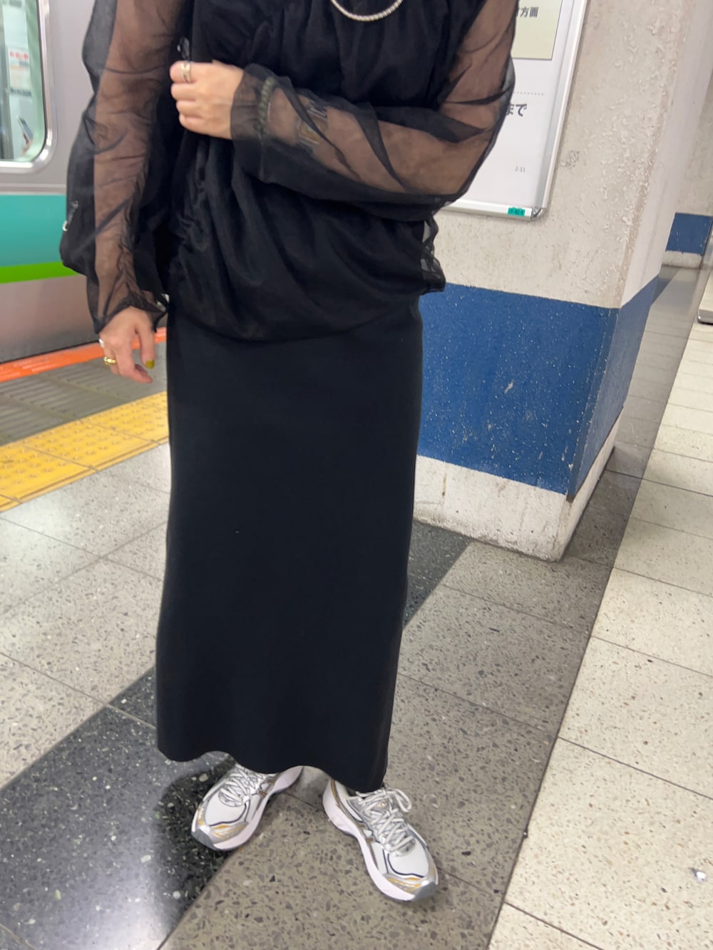 TOKUMURA_161cm(SHENERY有楽町店)｜ASICSのスニーカーを使った