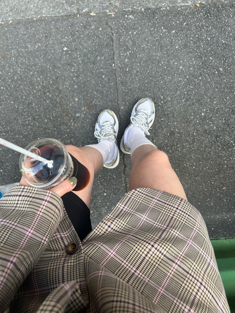 TOKUMURA_161cm(SHENERY有楽町店)｜ASICSのスニーカーを使った