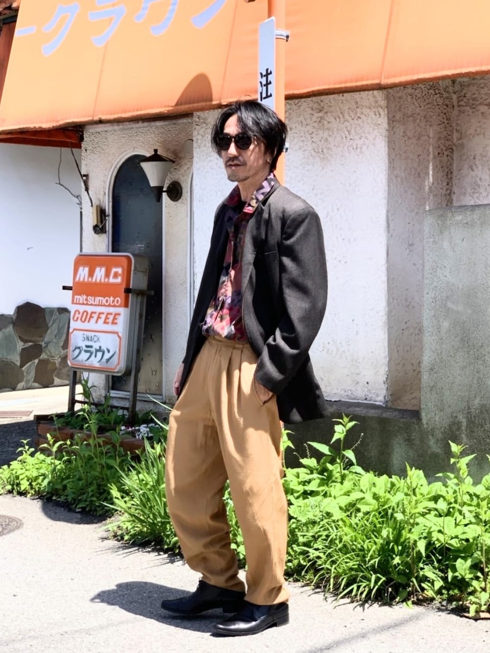 秋コーデ　c−boy style　L相当　80S 90S　グランパコーデ 秋コーデ c−boy style L相当 80S 90S グランパコーデ - メルカリ