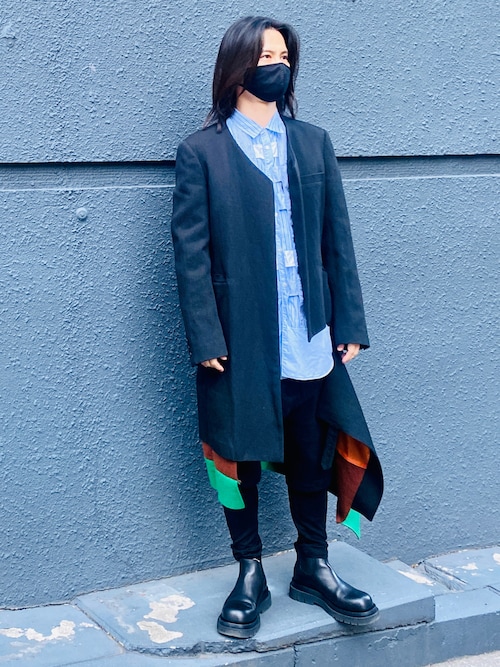 80s   COMME des GARCONS ノーカラージャケット コート 80s COMME des GARCONS ノーカラージャケット コート 2025年最新