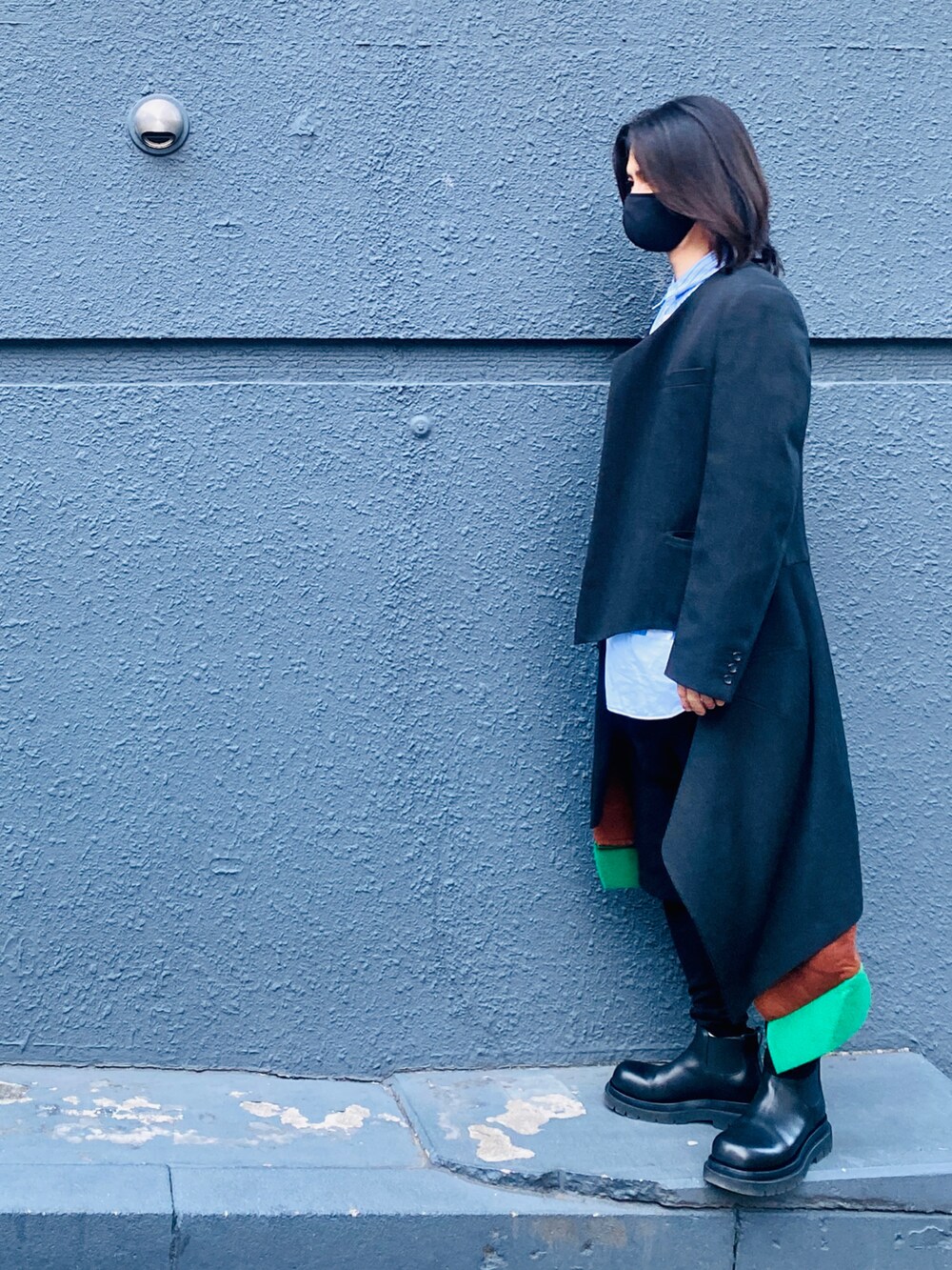 GYUN｜COMME des GARCONS HOMME PLUSのノーカラージャケットを使った