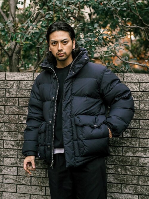 Schott　ショット　ダウンジャケット　アメカジ　ドローコード　Ｌ　大きめ　黒 Schott ショット ダウンジャケット アメカジ ドローコード L 大きめ