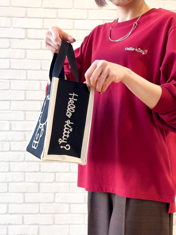 レッド系のTシャツ/カットソー、ブラウン系のその他パンツ、ブラウン系のその他シューズを着用したレディースの秋コーディネートの9枚目の写真