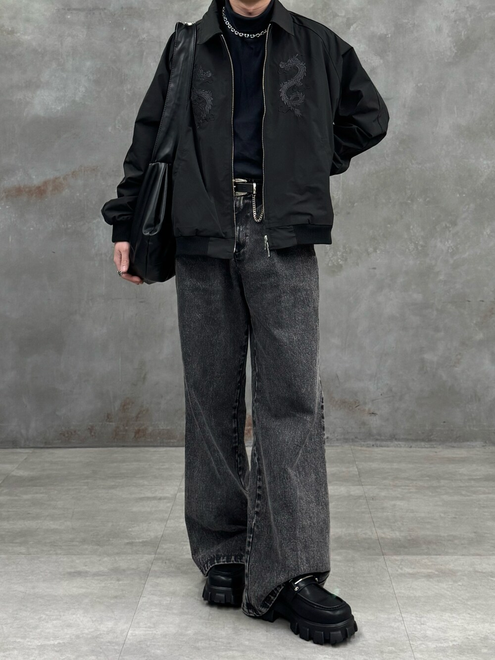 Dragon embroidery detachable SUKAJAN/ドラゴンエンブロイダリー