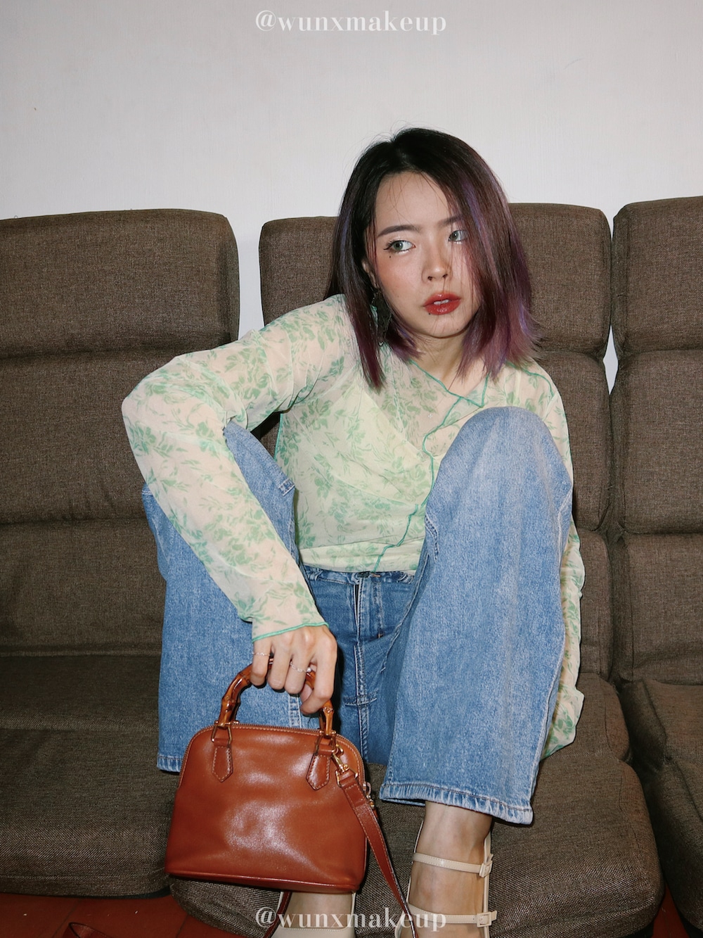 「GUCCIのアイテム（バッグ、ブラウン系）」を使った、wunnnnnnnさん（レディース・159cm）の夏コーディネートの2枚目の写真