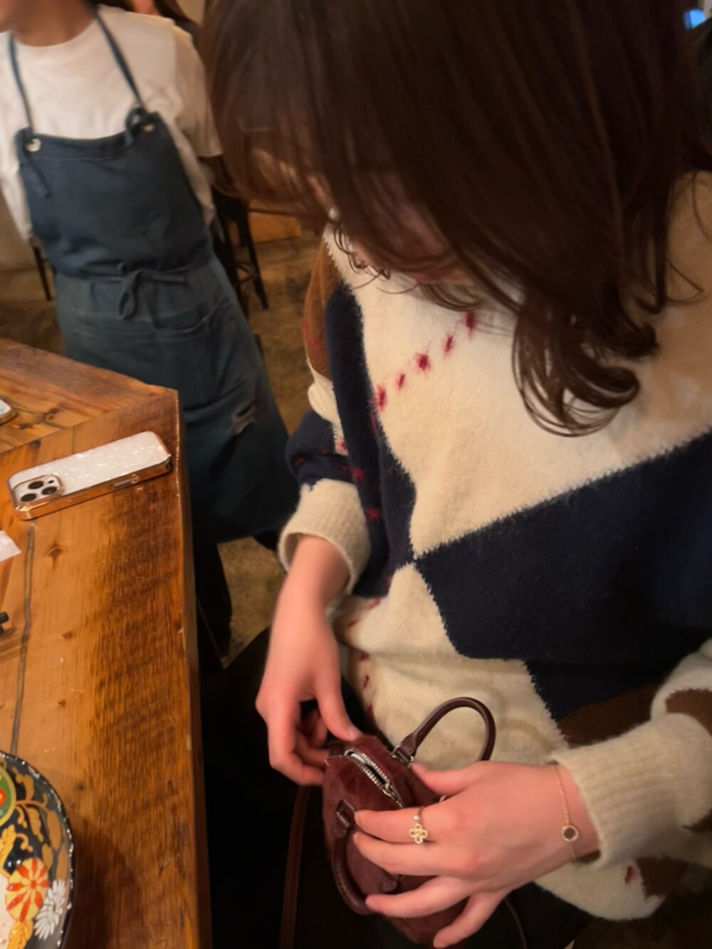 「LAGUNAMOONのアイテム（ジャケット/アウター、ホワイト系）」を使った、oraaange0405さん（骨格ストレート・レディース・164cm）の冬コーディネートの5枚目の写真