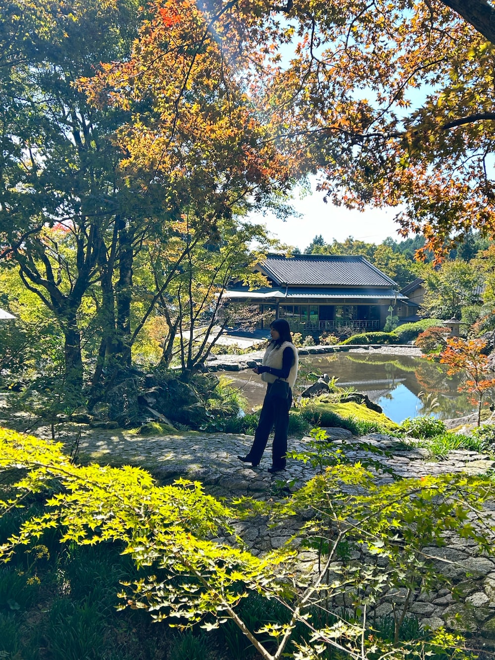 「紅葉、Discoat」｜「ORiental TRafficのアイテム（ブーツ、ブラック系）」を使った、oraaange0405さん（骨格ストレート・レディース・164cm）の冬コーディネートの2枚目の写真