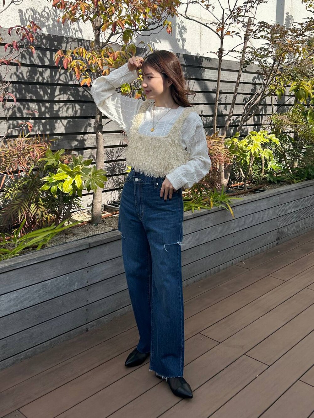 たの(LOWRYS FARM ルミネ荻窪)｜LOWRYS FARMのベストを使ったコーディネート - WEAR