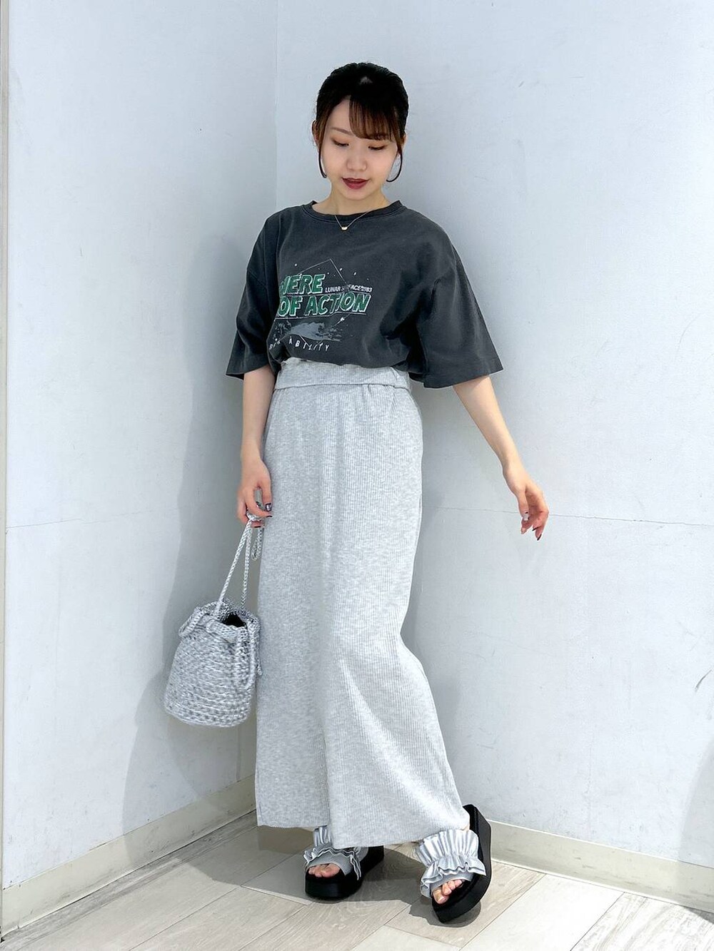 たの(LOWRYS FARM ルミネ荻窪)｜LOWRYS FARMのスカートを使ったコーディネート - WEAR