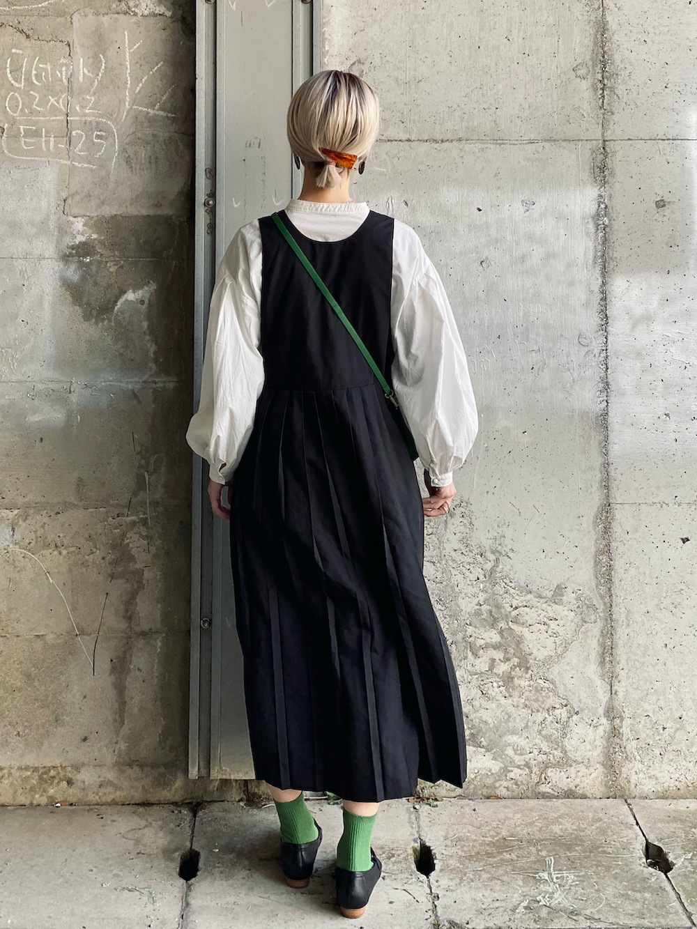 IMOKO｜deux amourのジャンパースカートを使ったコーディネート - WEAR