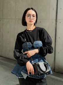 ハンドバスケットフリンジスカート【MAISON SPECIAL/メゾン