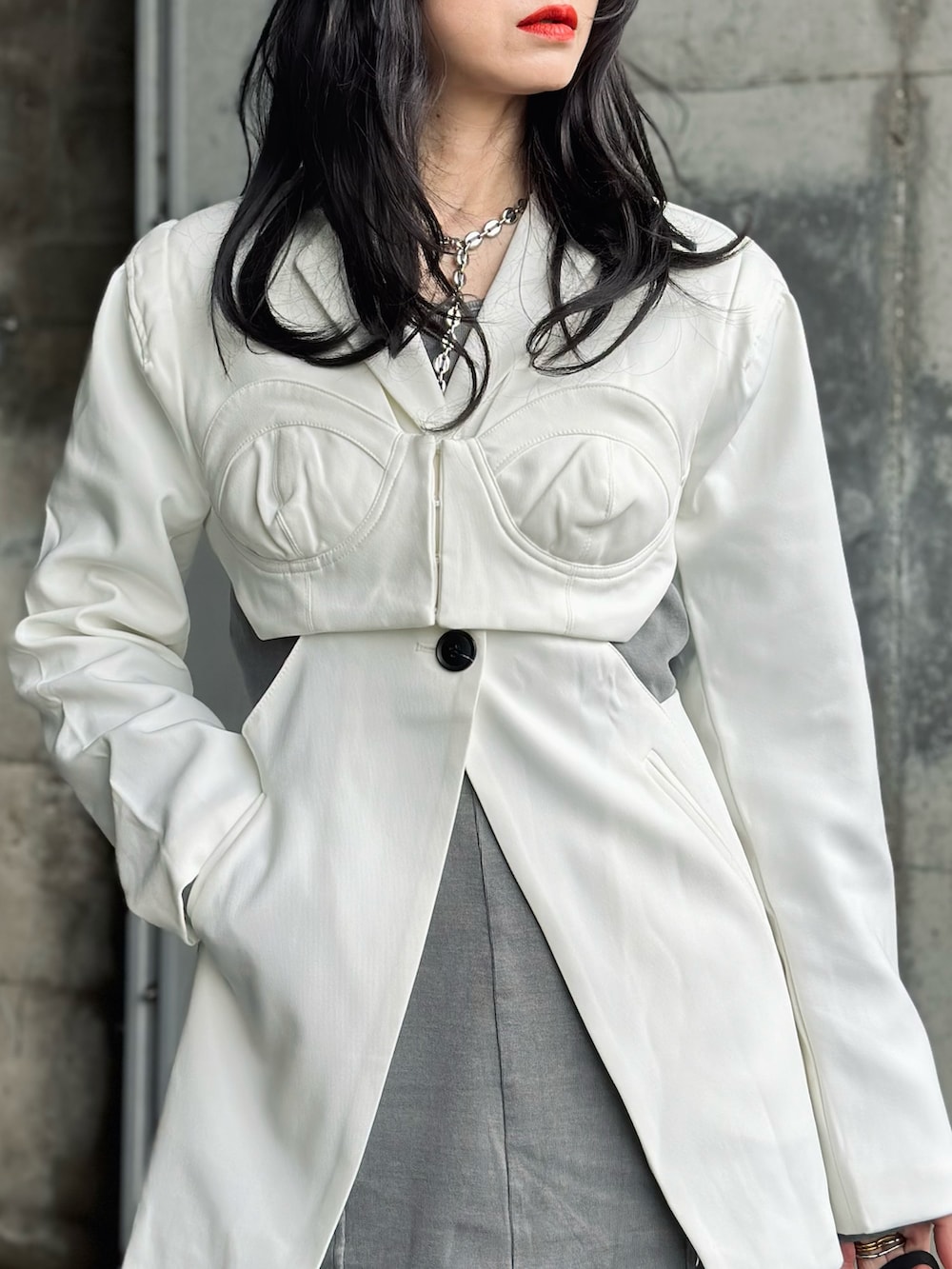 evu clothing テーラードジャケット evu clothing テーラードジャケット