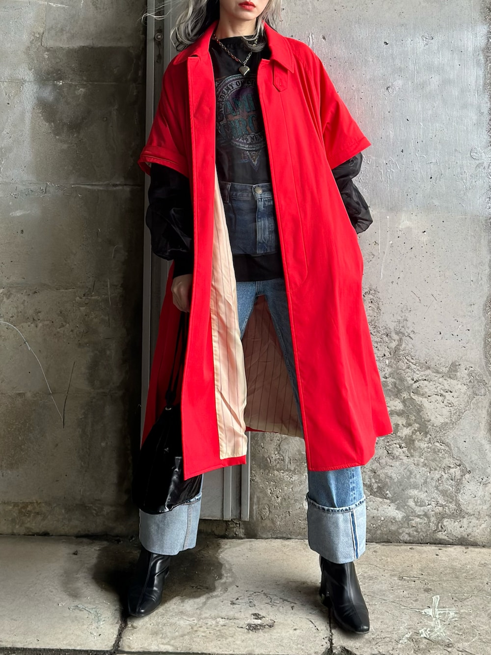 IMOKO｜NOISE MAKERのトレンチコートを使ったコーディネート - WEAR