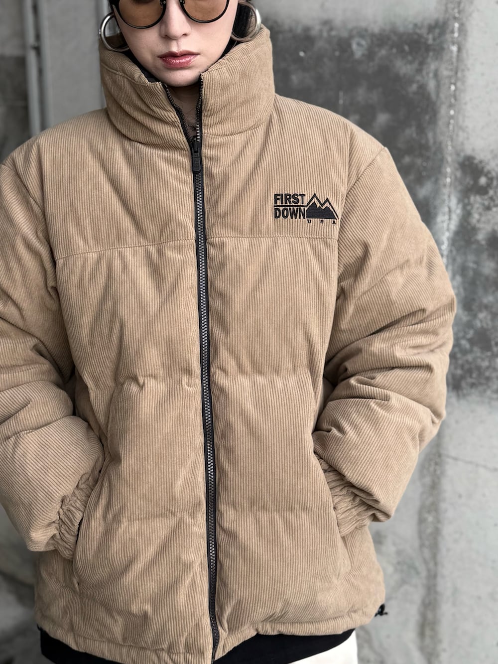 IMOKO｜FIRST DOWNのダウンジャケット/コートを使ったコーディネート