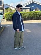 NAUTICA/ノーティカ Light weight Nylon FullZip Blouson/ライト