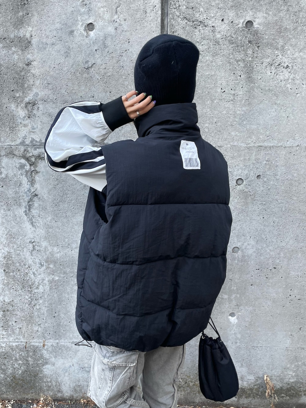 こざる(CIAOPANIC)｜CIAOPANICのダウンベストを使ったコーディネート