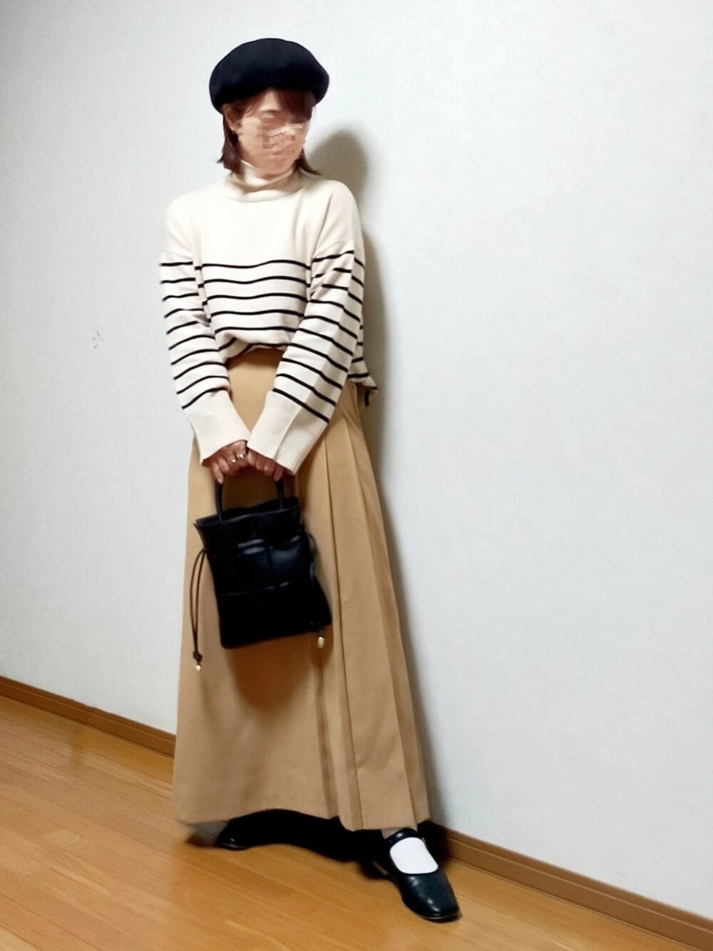 ãã¯ã€ãç³»ã®ããã/ã»ãŒã¿ãŒãããŒãžã¥ç³»ã®ã¹ã«ãŒãããã©ãã¯ç³»ã®ãã³ãããã°ãççšããã¬ãã£ãŒã¹ã®ç§ã³ãŒãã£ããŒãã®2æç®ã®åç