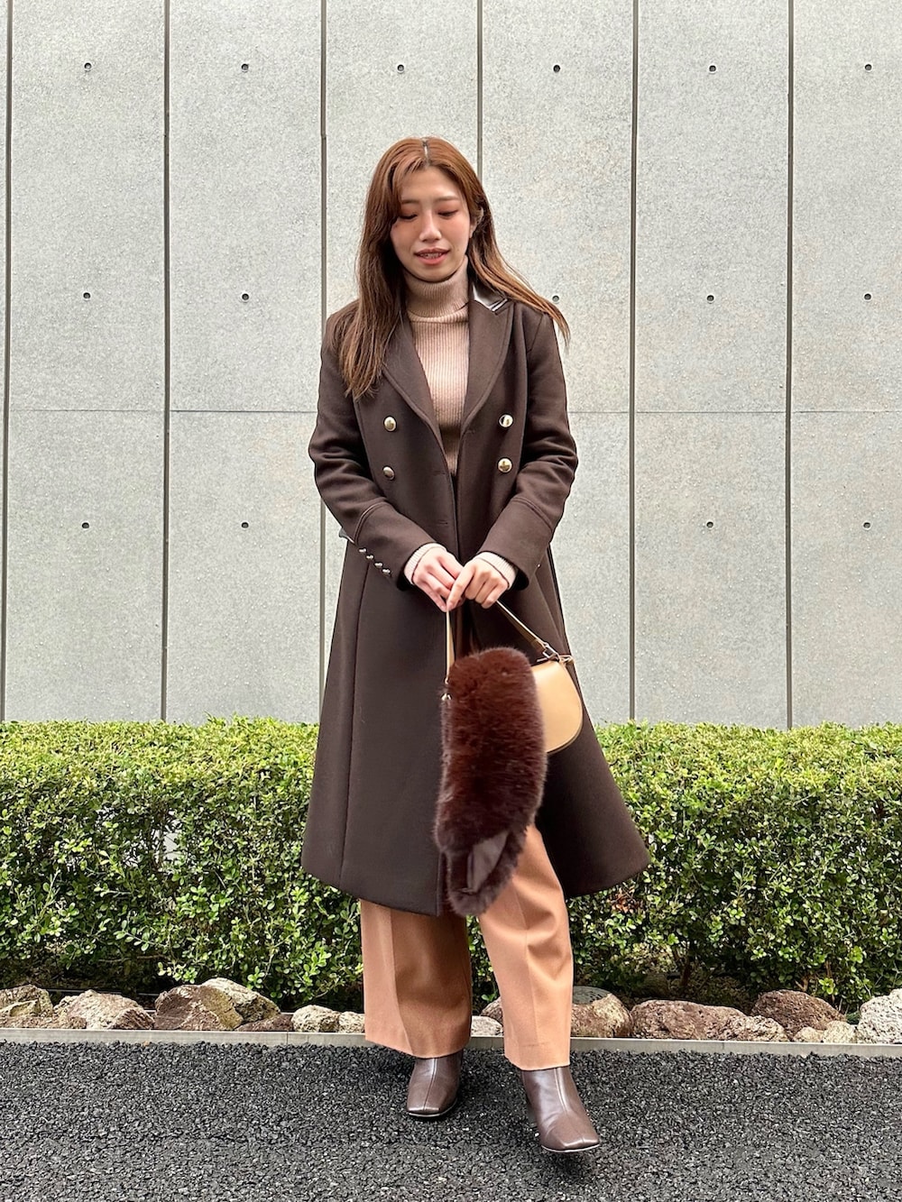 LOVELESS チェスターコート ボルドー Miliorオーバーコート(コート