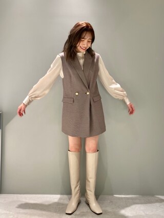 清水 みゆき(LOVELESS 本社)｜LOVELESSのベストを使ったコーディネート 