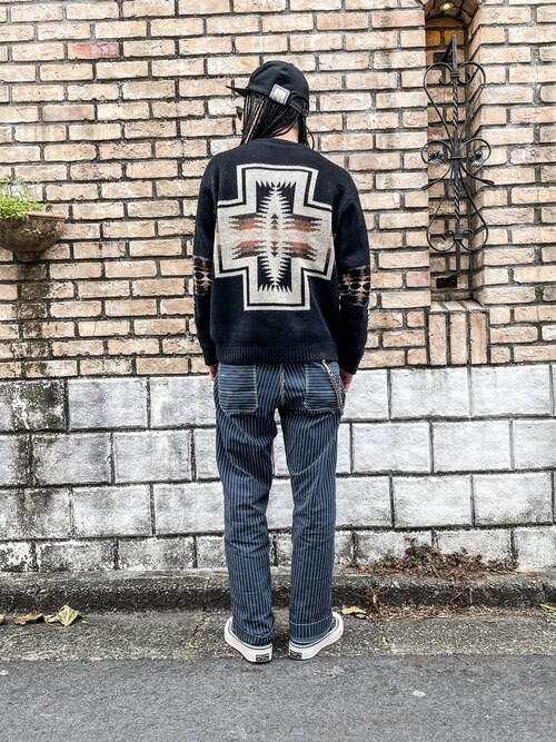 3244.PENDLETON ニットパンツ HIROKI｜PENDLETONのニット/セーターを使ったコーディネート - WEAR