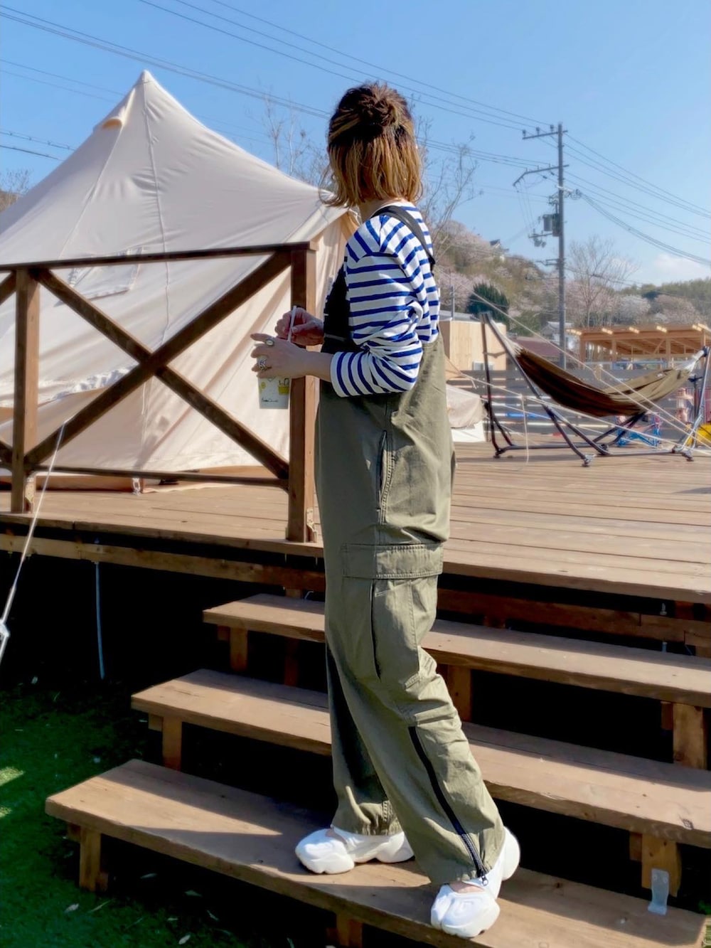 SIZU｜TOWNCRAFTのサロペット/オーバーオールを使った