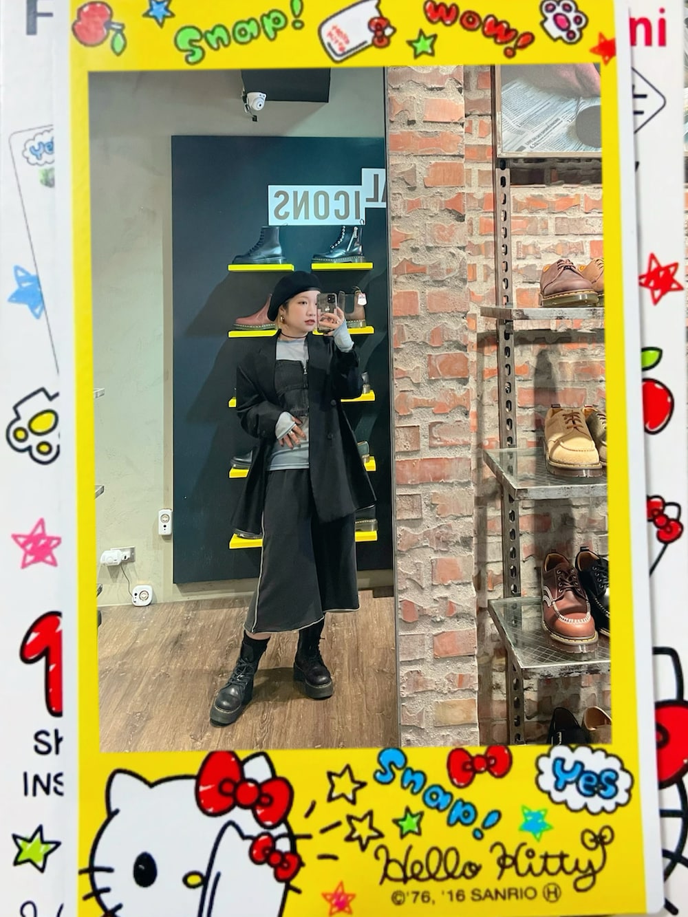 「JEANASISのスウェットジョーツ/326160（スウェットパンツ、ブラック系）」を使った、wslさん（レディース・154cm）の春コーディネートの2枚目の写真