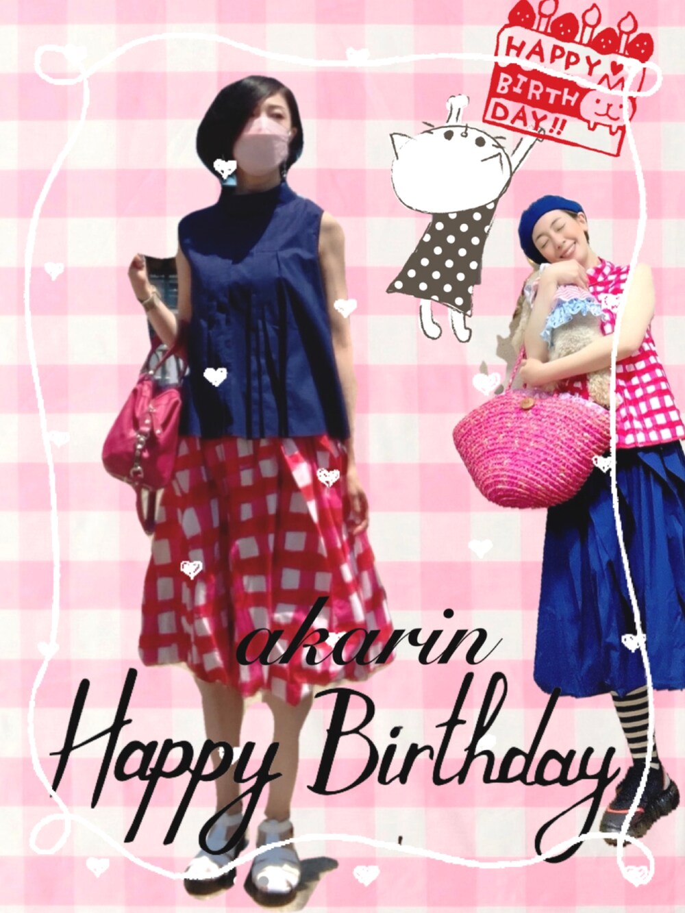 グレー系のTシャツ/カットソー、その他のトートバッグ、レッド系のその他パンツを着用したレディースの夏コーディネートの2枚目の写真