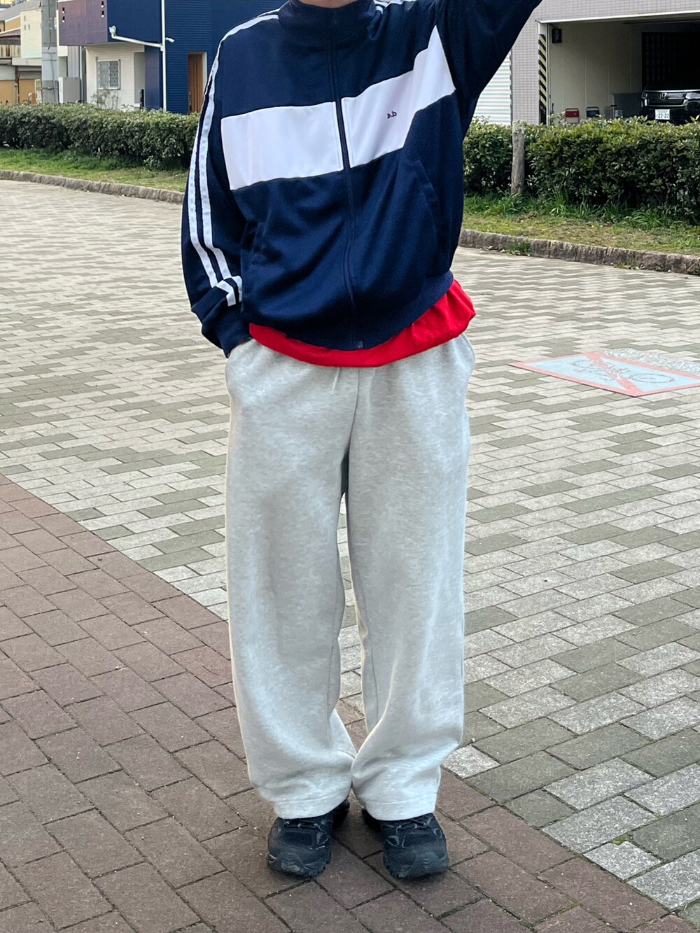 reijiro ｜UNIQLO Cのスウェットパンツを使ったコーディネート