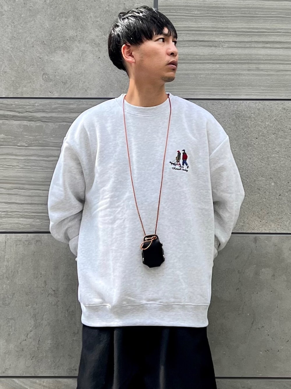 「PR、confirm、コンファーム」|「POLO RALPH LAURENの【POLO RALPH LAUREN / ポロラルフローレン】ソックス3Pセット(ソックス/靴下、ホワイト系)」を使った、 松波 侑亮さん(メンズ・164cm)の秋コーディネートの2枚目の写真