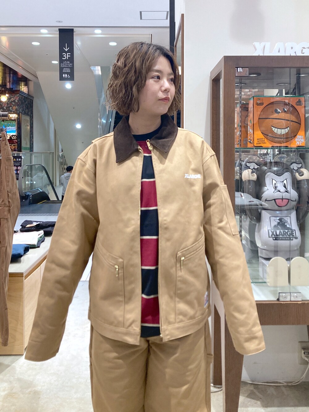 沼田亜樹(XLARGE/X-girl金沢（XLARGE）)｜Dickiesのブルゾンを使った  