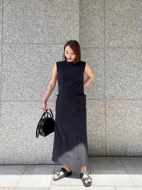 MARW UNITED ARROWS ビッグポケットワンピース 36 ブラック 1662037262_500.jpg